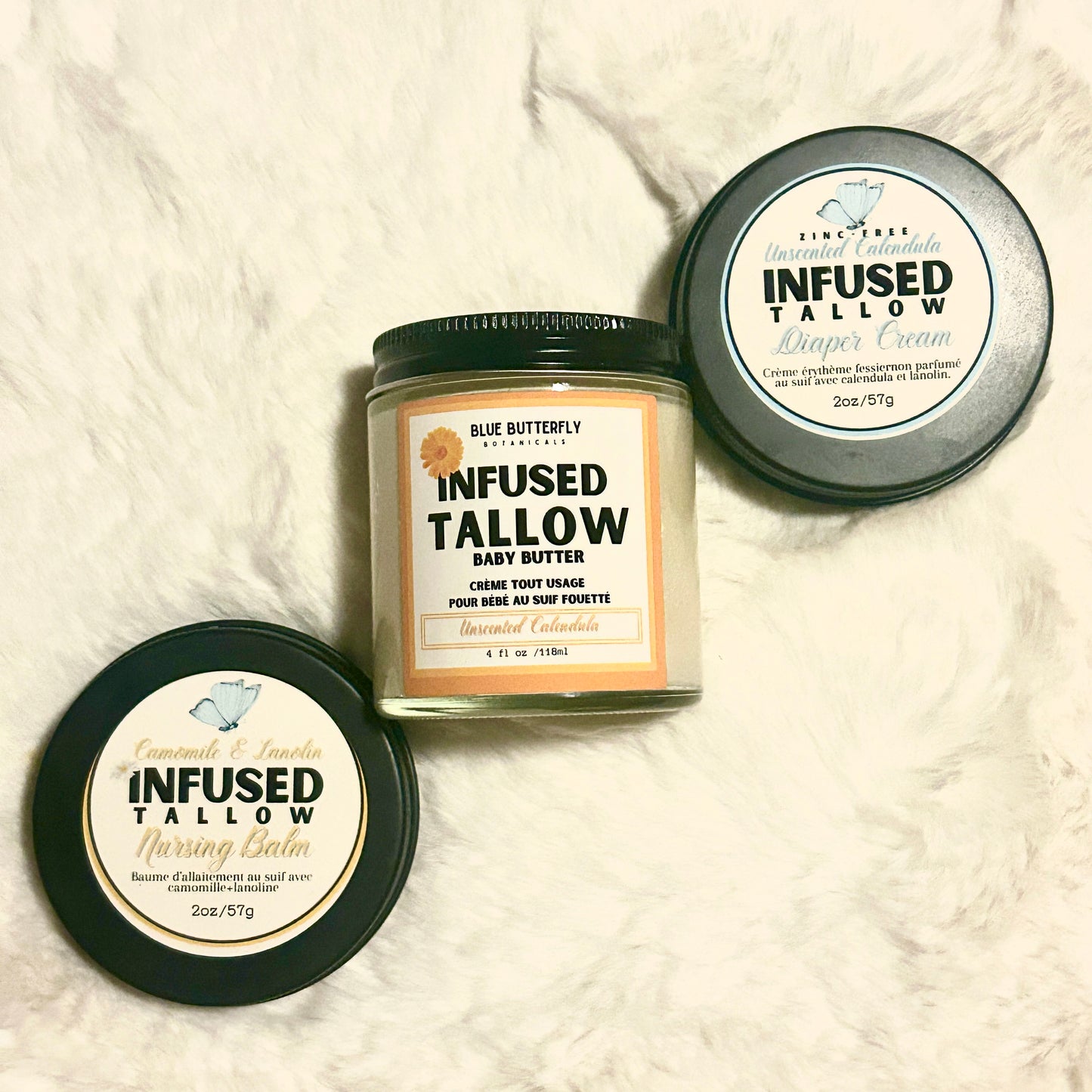 Tallow Nursing Balm - Chamomile Infused Tallow Nursing Balm