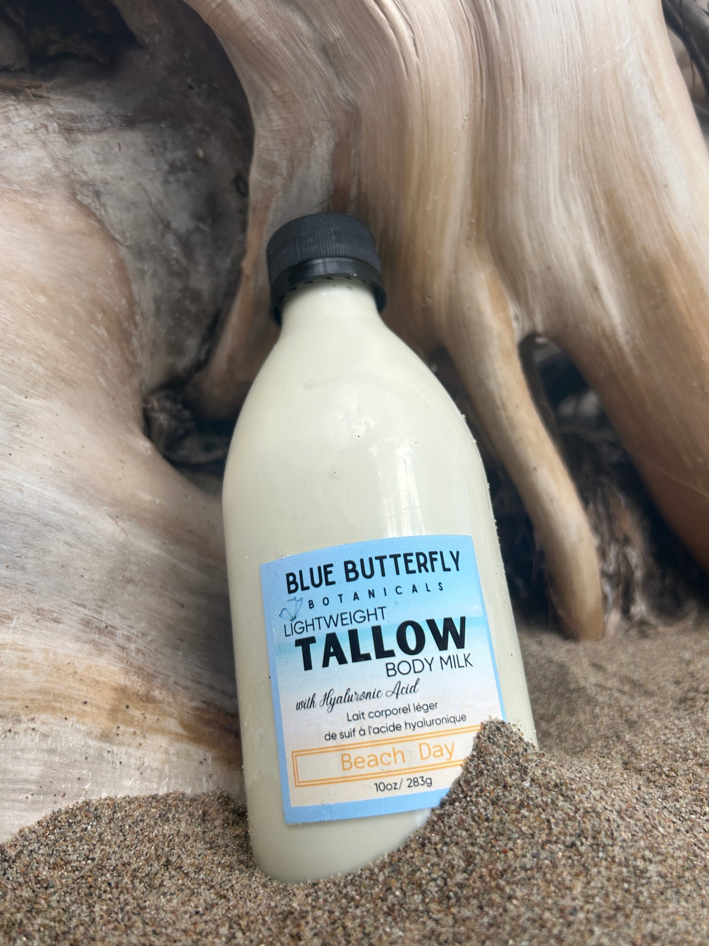 BEACH DAY - Lightweight Tallow Body Milk - All Natural Summer Moisturizer with Hyaluronic Acid | 10oz