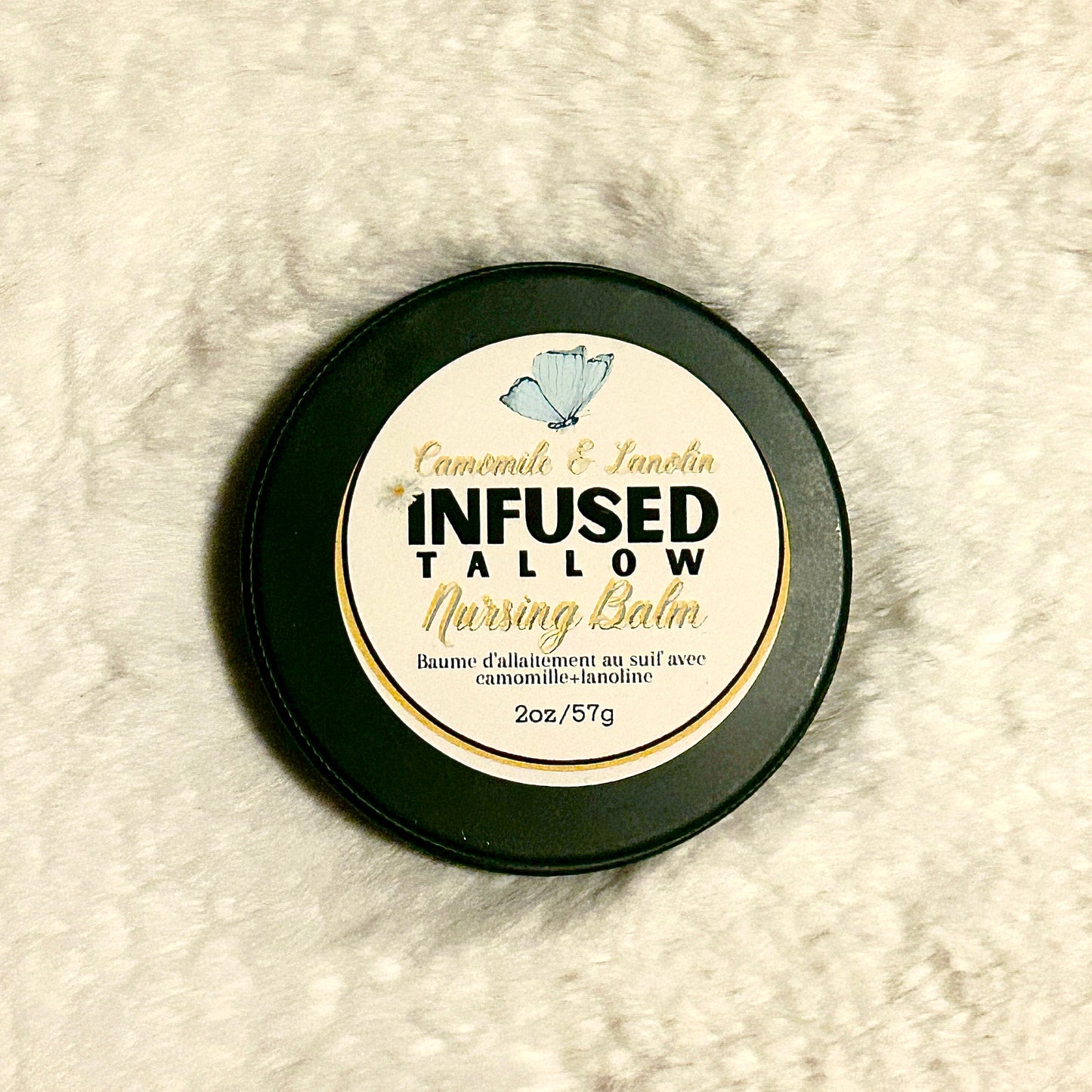 Tallow Nursing Balm - Chamomile Infused Tallow Nursing Balm