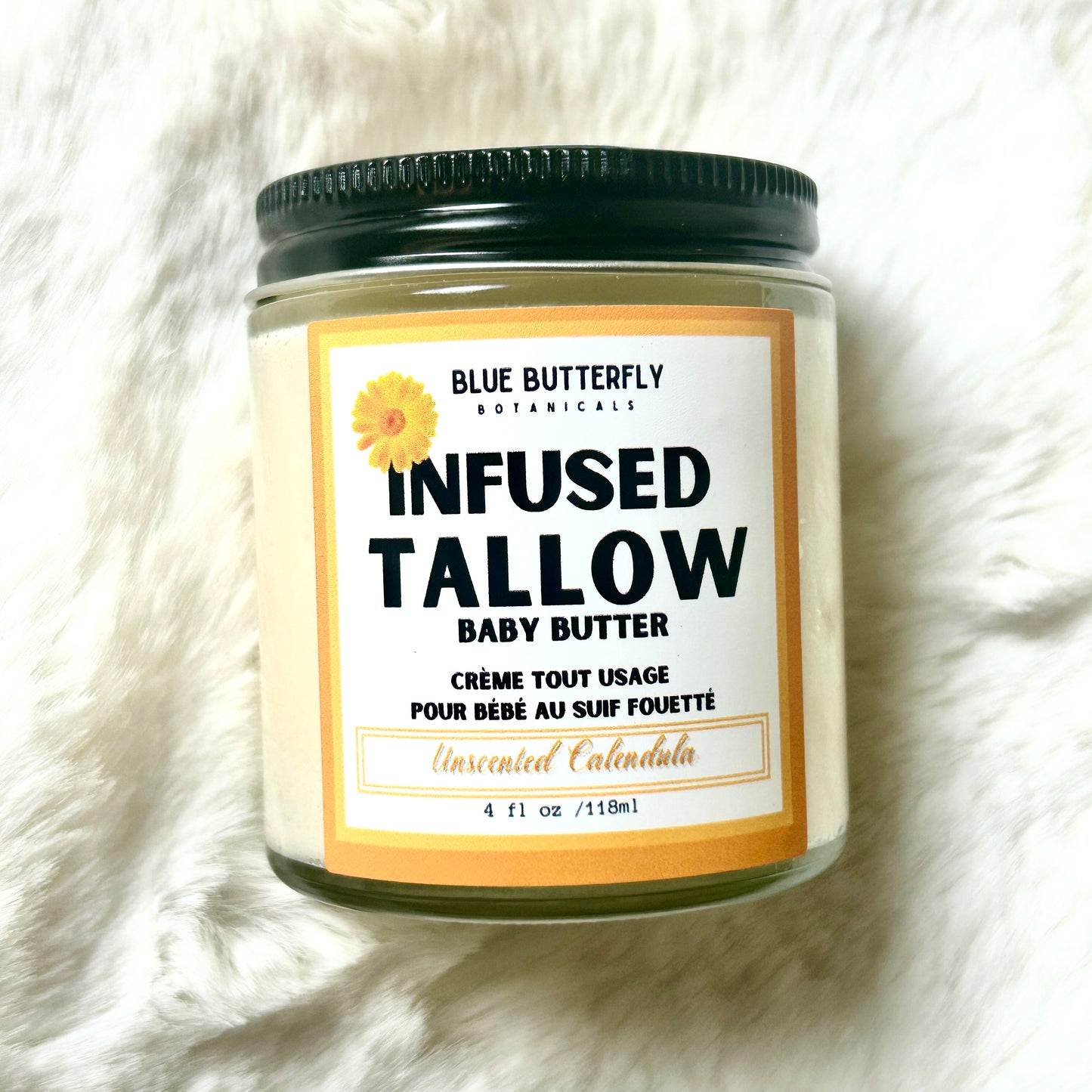 Tallow Baby Butter - Calendula Infused Whipped Tallow