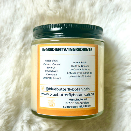 Calendula + Hemp Tallow Butter - Calendula Infused Whipped Tallow