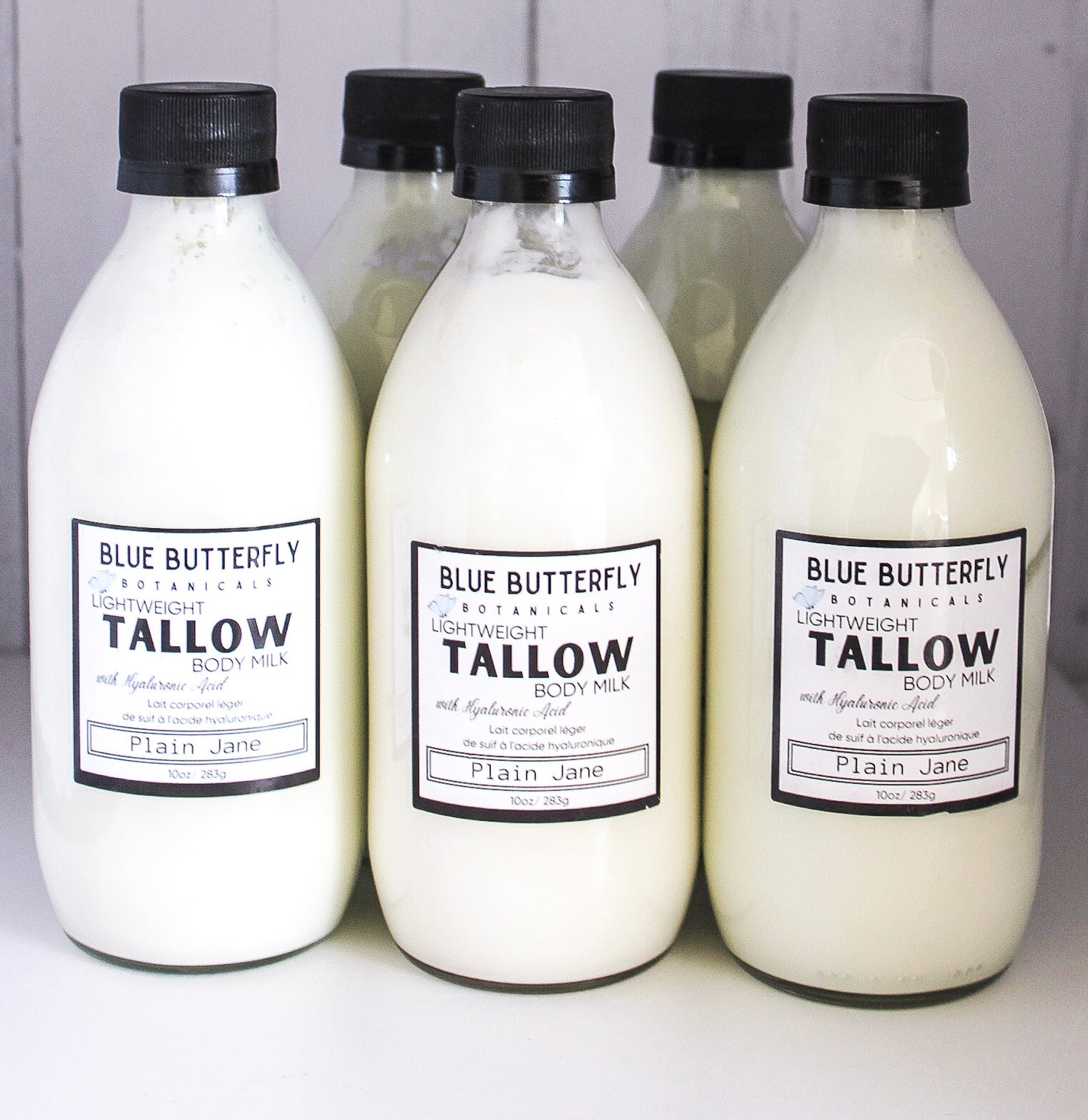 Plain Jane- Lightweight Tallow Body Milk - All Natural Tallow Moisturizer with Hyaluronic Acid | 10oz